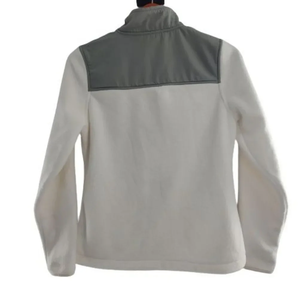 FILA Sport Women's Color Block Performance Fleece Jacket Gray/White Size XS - Picture 5 of 11